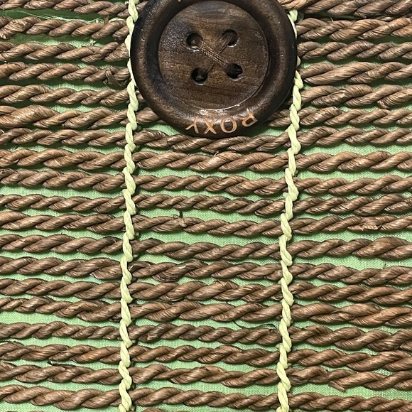 Roxy Y2K Vintage Woven Beach Bag XL Rare - Picture 11 of 12